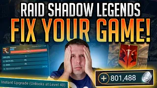 NEW PLAYERS ARE LEAVING WITHIN A WEEK BECAUSE OF THESE THINGS! | Raid: Shadow Legends