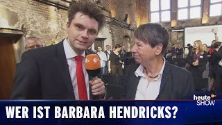 Niemand kennt die Umweltministerin! Lutz van der Horst will das ändern. | heute-show vom 14.11.2014