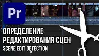 ⚔️Определение редактирования сцен, Scene Edit Detection в Adobe Premiere Pro 2020 14.4 сентябрь 2020
