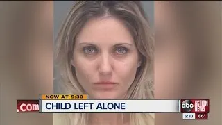 Police: Mom left kid in car while she drank