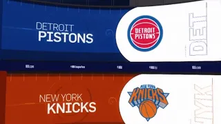 Detroit Pistons vs New York Knicks Game Recap | 2/5/19 | NBA