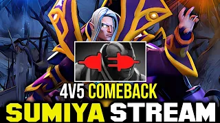 4v5 No Hard Carry Comeback with Broken English | Sumiya Invoker Stream Moment 3789