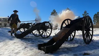 Smålands Karoliner visar upp sitt artilleri