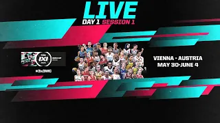RE-LIVE | FIBA 3x3 WORLD CUP 2023 | Day 1/Session 1