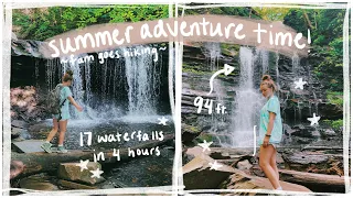 SUMMER DAY IN MY LIFE VLOG: family hiking adventure ft. 17 waterfalls