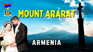 Mount Ararat Armenia 🇦🇲 Wedding Photography at Khor Virab Monastery, Armenia Walk Tour [Armenia 4K]