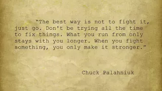 Wallace Stegner Chuck Palahniuk