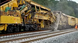 Gleisbauarbeiten zwischen Ibbenbüren und Rheine