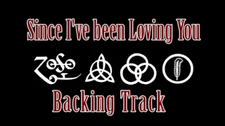 Led Zeppelin - Since I've been loving you GUITAR BACKING TRACK