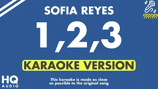 1, 2, 3 - Sofia Reyes ft. Jason Derulo & De La Ghetto (Karaoke)