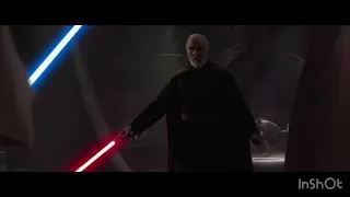 Anakin and obi wan vs dooku