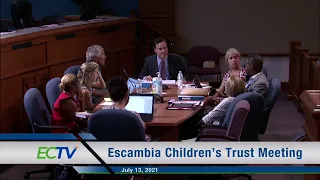 Escambia Children's Trust 4:00 p.m. Meeting - July 13, 2021