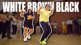 White Brown Black - Bhangra Funk Dance ( Los Angeles Class ) | BFunk | Karan Aujla