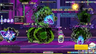Maplestory how to mob as a 6th job Demon Avenger. [Odium 275 Mob/Min] with x3 Shield Chasing Only!