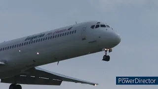 LOUD and RARE Bulgarian Air Charter MD-82 LZ-LDT Landing+Takeoff at Berlin Airport