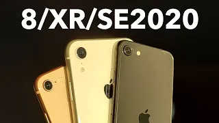 Большое сравнение iPhone SE 2020/ iPhone XR / iPhone 8