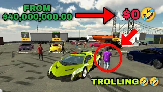 from billionaire to poor🤣 funny moments happen car parking multiplayer roleplay