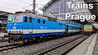 🇨🇿 Trains of Czech Railways in Prague - Vlaky Českých drah v Praze (2019)