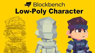 Low-Poly Character Model in Blockbench | Timelapse & Commentary