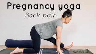 Pregnancy yoga - back pain & sciatica relief | 30min | deep release | all trimesters