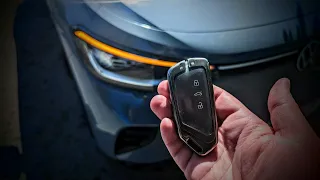 Volkswagen id. Keyless auto lock. Активація комфортного замикання авто.