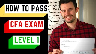 HOW TO PASS THE CFA EXAM WITH A FULL-TIME JOB (Level 1 CFA Exam)