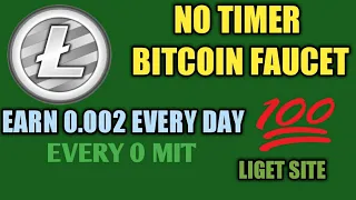 Free LITECOIN FAUCET. Zero timer instant withdraw faucet hub