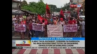 Ilang taga-Kadamay, sumamama sa barikada ng mga residenteng tutol sa gagawing demolisyon