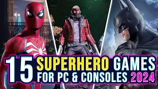 Top 15 Best SUPERHERO Games For PC, PS5, PS4, Xbox One, XSX|S And Swith In 2024