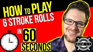 How to Play 6 Stroke Rolls in 1 Min.
