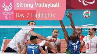 Sitting Volleyball Highlights | Day 7 | Tokyo 2020 Paralympic Games