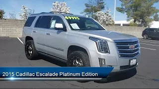2015 Cadillac Escalade Platinum Edition Sport Utility Roseville  Sacramento  Folsom  Auburn  Yuba Ci
