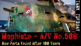 A7V Mephisto | Unique part missing for 100 years is reunited with the rarest Tank in the world