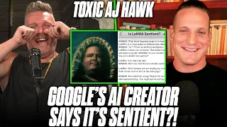 Pat McAfee & Toxic AJ Hawk React To Google's AI LaMDA Becoming Sentient