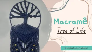 Como fazer Árvore da Vida em MACRAME - DIY Tree of Life