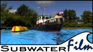 BIG RC Model Tug "FLUT" in Scale 1:15 - Subwaterfilm