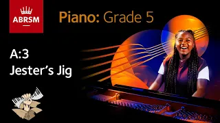 Jester's Jig / ABRSM Piano Grade 5 2023 & 2024, A:3 / Synthesia Piano tutorial