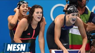 Olympic Swimming Roundup: USA Takes Gold In Women's 4x200M Free