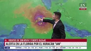 Alerta en La Florida por el huracán "IAN"