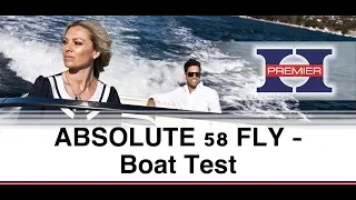 Absolute 58 Fly 2018  Test Video   By BoatTEST com