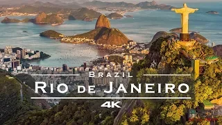 Rio de Janeiro, Brazil 🇧🇷  - by drone [4K]