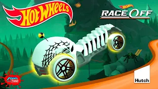 Hot Wheels Race Off Skull Crusher Glow Wheels