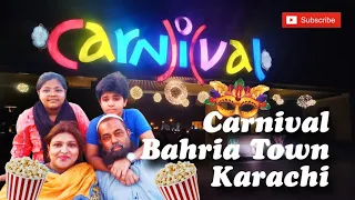 Carnival Bahria Town Karachi | Family Park | Muniza Sohail Vlogs |
