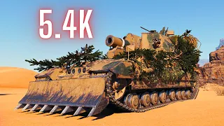 World of Tanks Conqueror Gun Carriage 5.4K Damage 6 Kills Arty & 3x CG Carriage