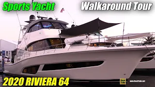 2020 Riviera 64 Sports Motor Yacht Walkaround Tour - 2020 Fort Lauderdale Boat Show