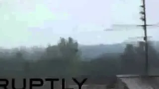 Video  Ukraine army helicopter flying low over Slavyansk during 'special op'