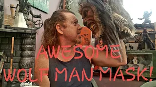 SPECTACULAR WOLF MAN MASK ... with KILT-MAN!