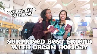 surprising best friend with her dream holiday *emotional* | clickfortaz