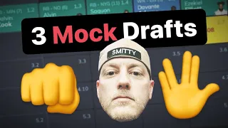 3 Mock Drafts - The Fantasy Football Show