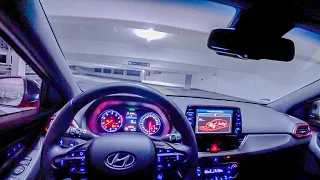 2020 Hyundai i30N Fastback (275HP) NIGHT POV DRIVE Onboard (60FPS)